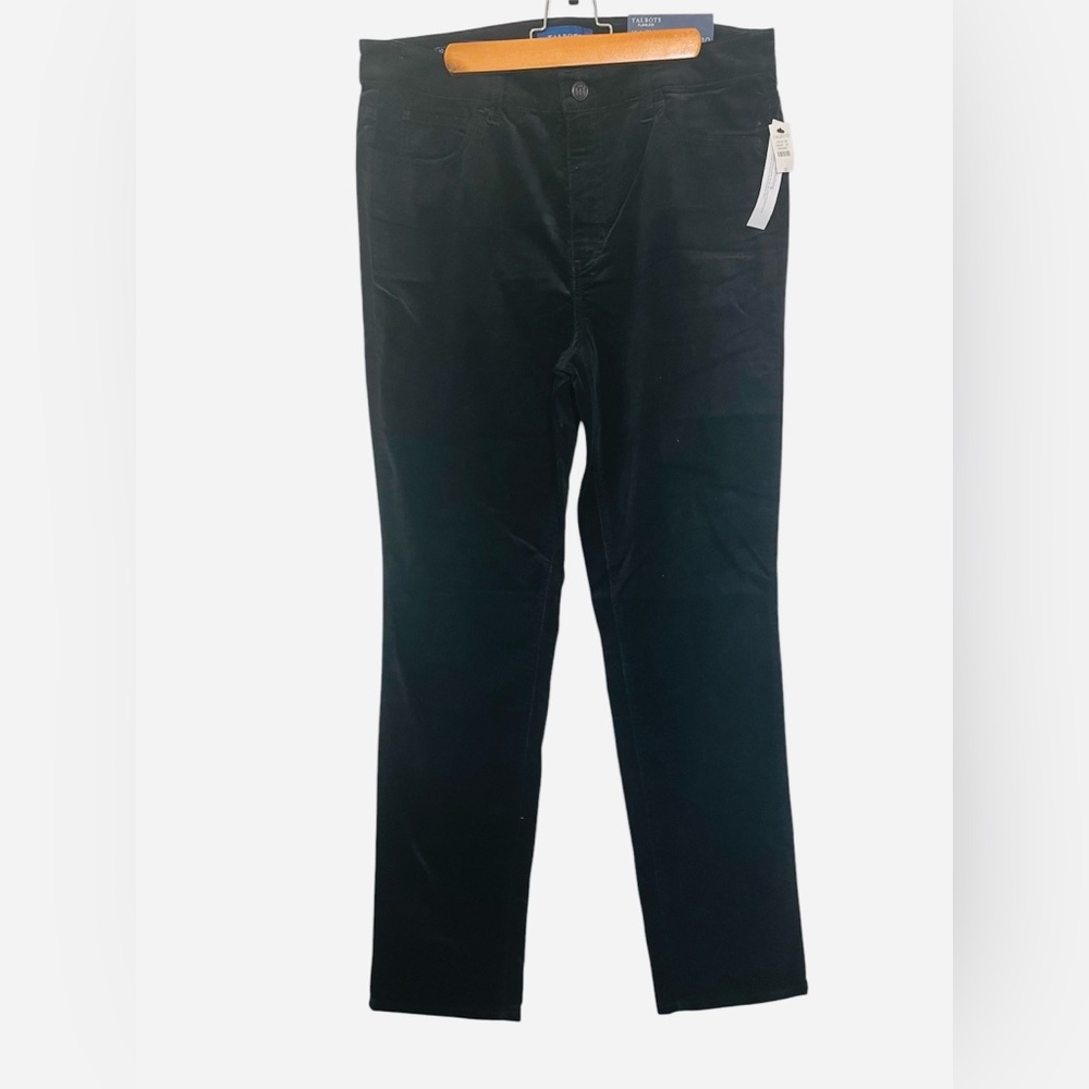 Talbots FLAWLESS‎  Black High-Waist Straight Leg Women’s Pants Sz 10